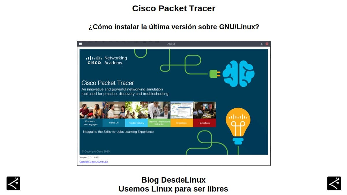 Cisco Packet Tracer: ¿Cómo instalar la última versión sobre GNU/Linux? Desde Linux