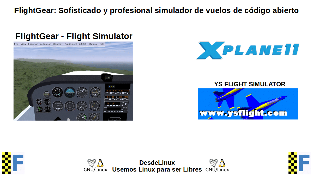 3 alternativas al Flight Simulator nativas para Linux