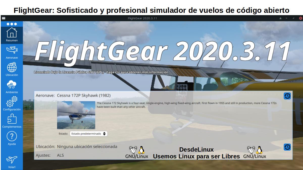 FlightGear: Pantallazo 3