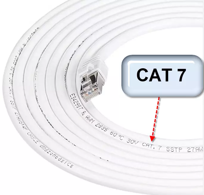 cable de red CAT 7