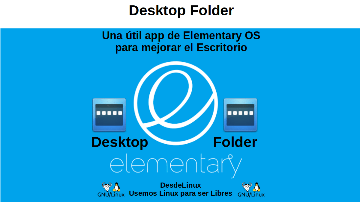 Desktop Folder: Una útil app de Elementary OS para mejorar el Escritorio