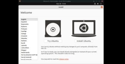 Tutorial de Instalación: Ubuntu 21.10 - 3