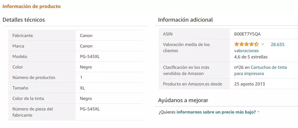 Amazon informacion