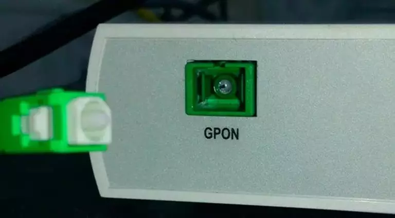 GPON fibra conexión Internet 10 Gbps