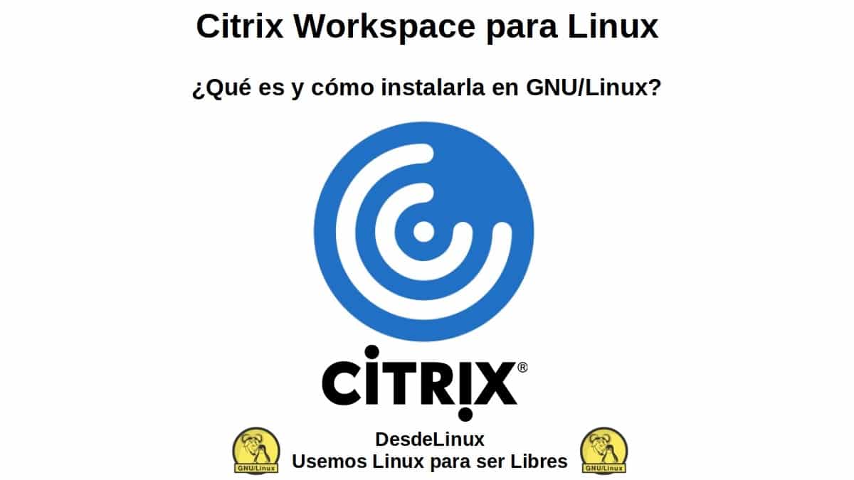 Citrix Workspace para Linux: ¿Qué es y cómo instalarla en GNU/Linux? Desde Linux
